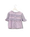 A Purple Short Sleeve Tops from Velveteen in size 10Y for girl. (Back View)