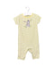 A Yellow Short Sleeve Jumpsuits from Chickeeduck in size 6-12M for boy. (Front View)