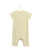 A Yellow Short Sleeve Jumpsuits from Chickeeduck in size 6-12M for boy. (Back View)