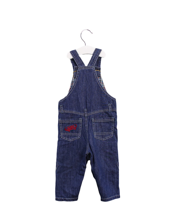 A Blue Long Overalls from La Compagnie des Petits in size 12-18M for neutral. (Back View)