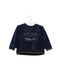 A Navy Crewneck Sweatshirts from Carrément Beau in size 6-12M for boy. (Front View)