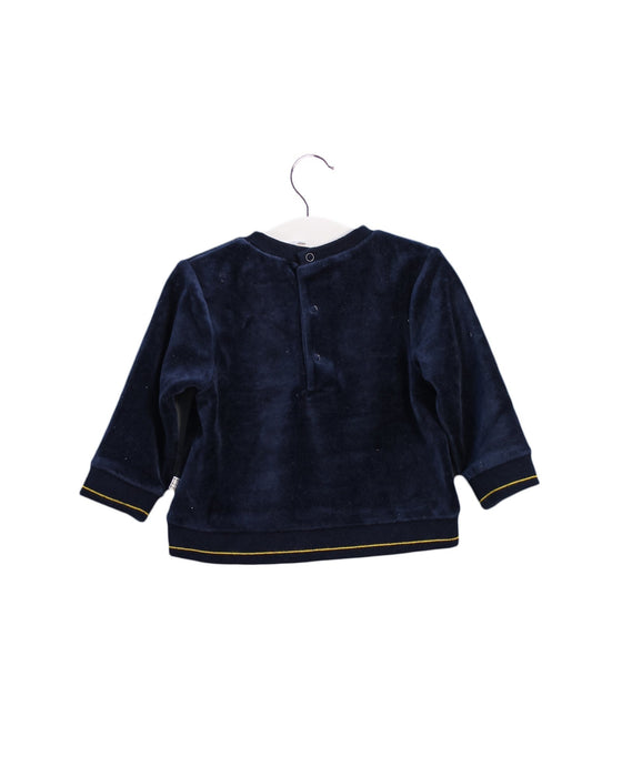 A Navy Crewneck Sweatshirts from Carrément Beau in size 6-12M for boy. (Back View)