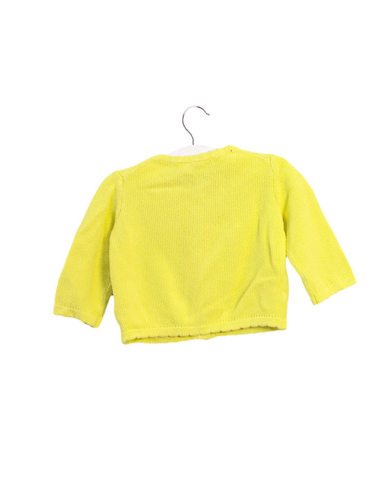 A Yellow Cardigans from Janie & Jack in size 3-6M for girl. (Back View)
