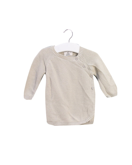 A Grey Knit Sweaters from Wilson & Frenchy in size 0-3M for girl. (Front View)