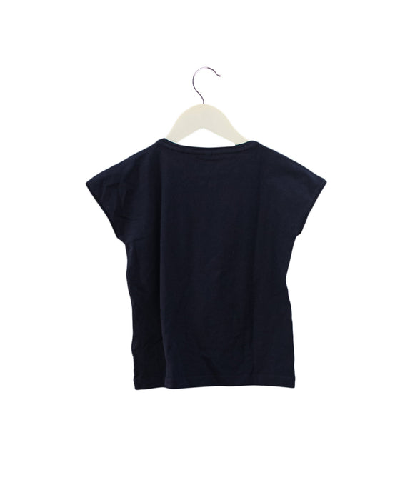A Navy Short Sleeve T Shirts from Armani in size 8Y for girl. (Back View)