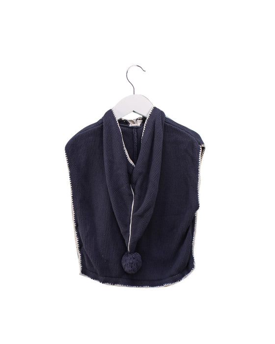 A Navy Capes & Ponchos from Seed in size 3-6M for girl. (Back View)