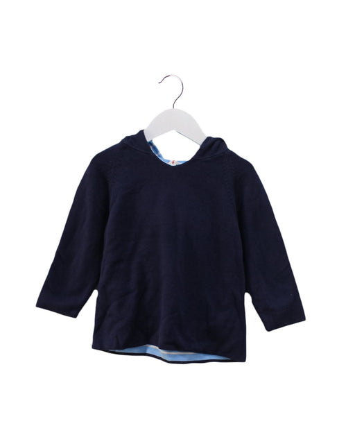 A Navy Sweatshirts from Hanna Andersson in size 12-18M for neutral. (Front View)