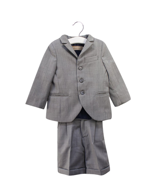 A Grey Blazers from La Stupenderia in size 18-24M for boy. (Front View)
