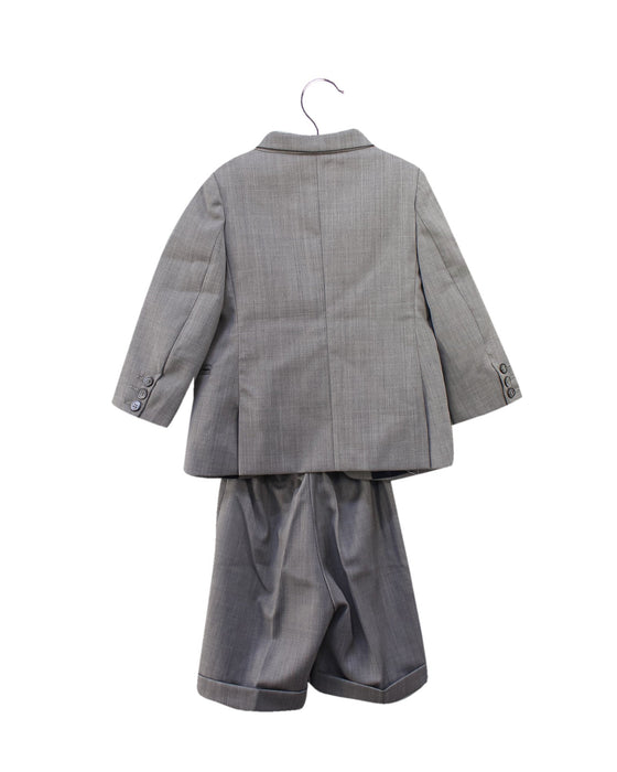 A Grey Blazers from La Stupenderia in size 18-24M for boy. (Back View)