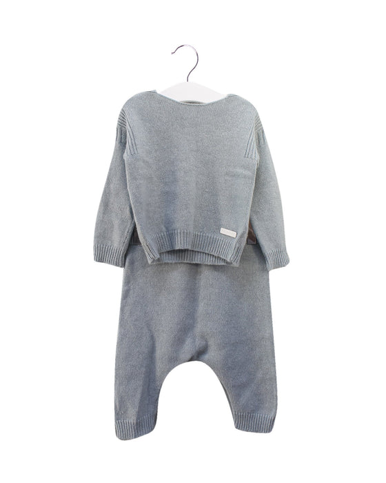 A Blue Knit Sweaters from Burberry in size 6-12M for boy. (Front View)
