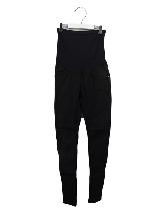 A Black Jeans from Indigo Blue in size S for maternity. (Front View)