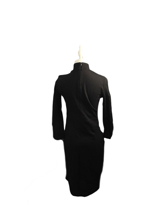 A Black Long Sleeve Dresses from Isabella Oliver in size S for maternity. (Back View)