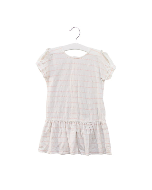 A White Short Sleeve Dresses from Chloe in size 3T for girl. (Front View)