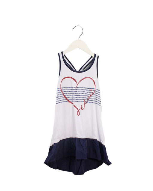A White Sleeveless Tops from Armani in size 8Y for girl. (Front View)