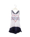 A White Sleeveless Tops from Armani in size 8Y for girl. (Front View)