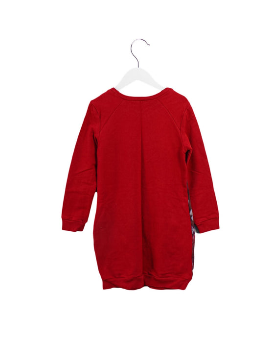 A Red Sweater Dresses from Paul Smith in size 8Y for girl. (Back View)