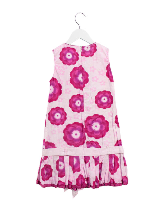 A Pink Sleeveless Dresses from Trish Scully in size 6T for girl. (Back View)
