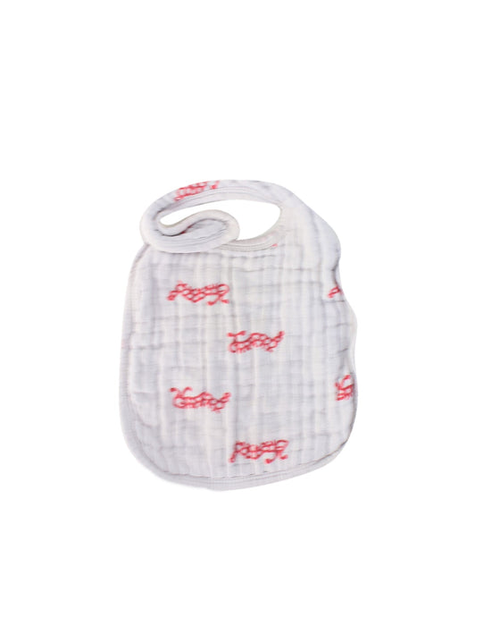 A Blue Bibs from Aden & Anais in size O/S for neutral. (Front View)