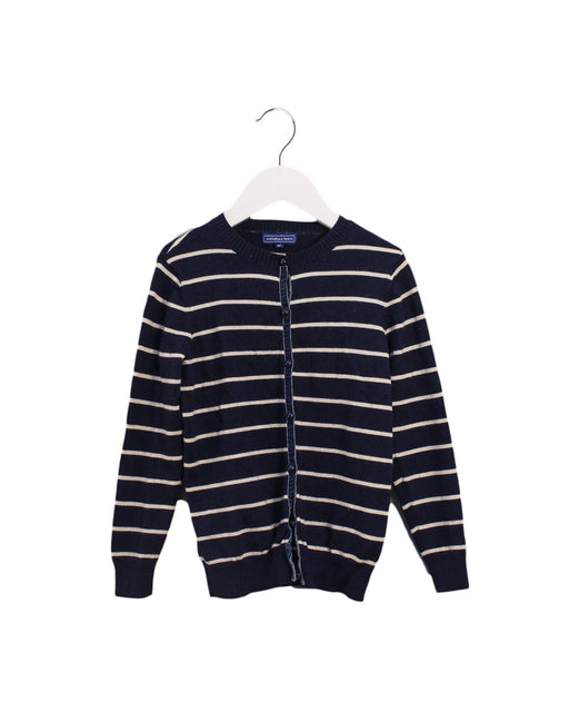A Navy Cardigans from Nicholas & Bears in size 6T for girl. (Front View)