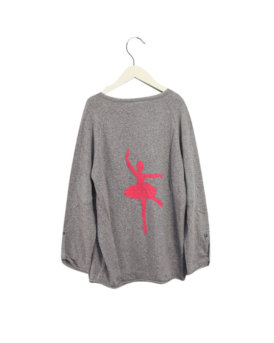 A Grey Knit Sweaters from Juliet & the Band in size 12Y for girl. (Back View)