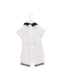 A White Short Sleeve Rompers from Nicholas & Bears in size 0-3M for boy. (Back View)
