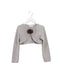 A Grey Cardigans from Monnalisa in size 5T for girl. (Front View)