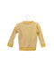 A Yellow Cardigans from Little Green Radicals in size 6-12M for girl. (Back View)