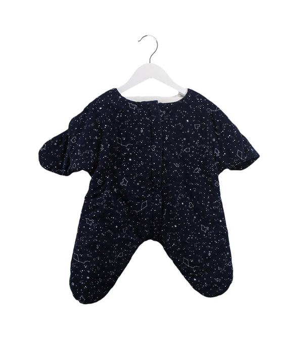 A Navy Sleepsacs from Baby Bites Barcelona in size O/S for neutral. (Front View)