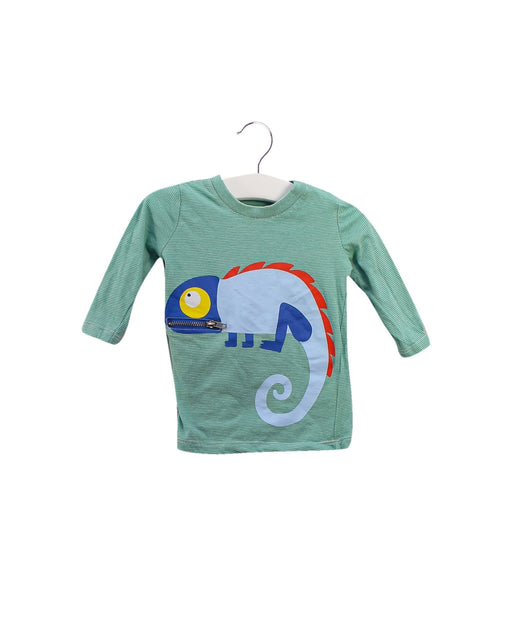A Green Long Sleeve Tops from Seed in size 0-3M for boy. (Front View)
