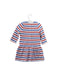 A Multicolour Long Sleeve Dresses from Petit Bateau in size 6-12M for girl. (Back View)