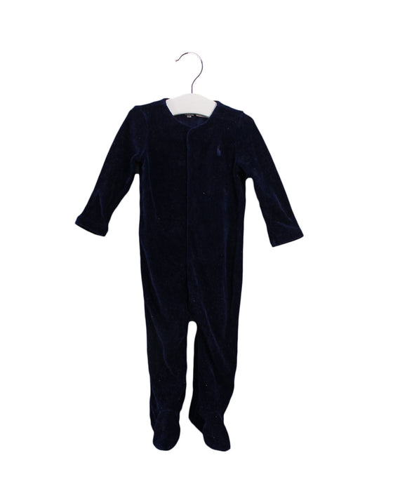 A Navy Onesies from Ralph Lauren in size 6-12M for boy. (Front View)