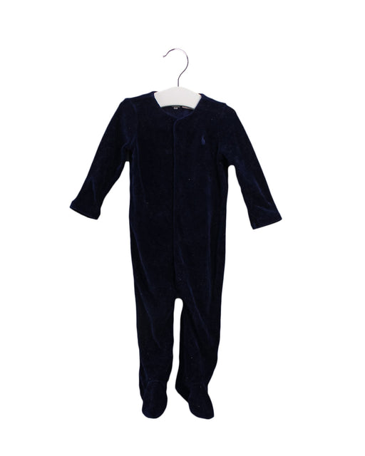 A Navy Onesies from Ralph Lauren in size 6-12M for boy. (Front View)