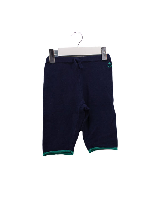 A Navy Casual Pants from Janie & Jack in size 3-6M for boy. (Front View)