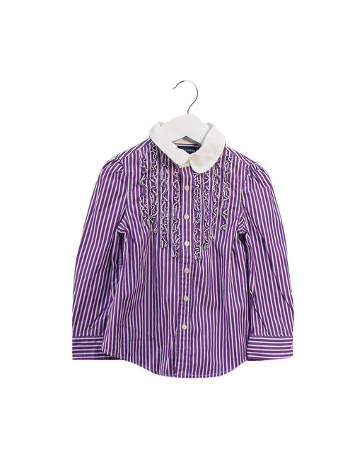 A Purple Shirts from Ralph Lauren in size 4T for girl. (Front View)