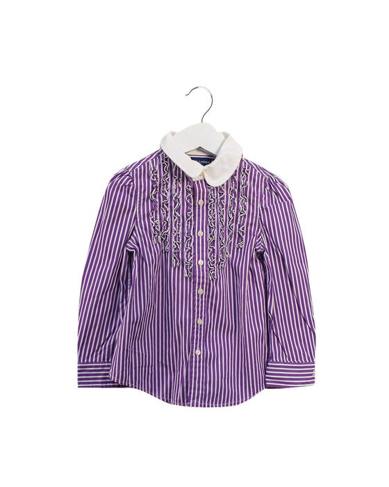 A Purple Shirts from Ralph Lauren in size 4T for girl. (Front View)