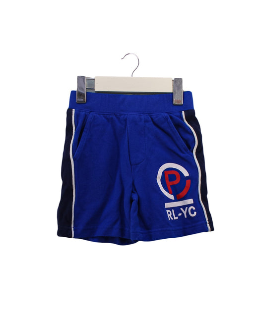 A Blue Shorts from Polo Ralph Lauren in size 4T for boy. (Front View)