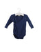 A Navy Pants Sets from Oeuf in size 3-6M for neutral. (Front View)