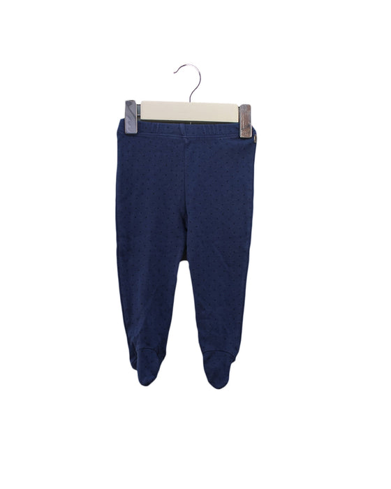 A Navy Pants Sets from Oeuf in size 3-6M for neutral. (Back View)