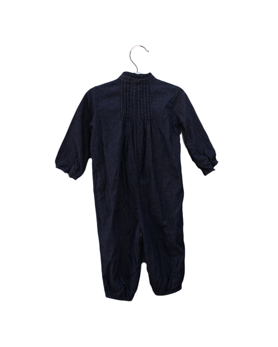 A Navy Long Sleeve Jumpsuits from Ralph Lauren in size 6-12M for girl. (Back View)