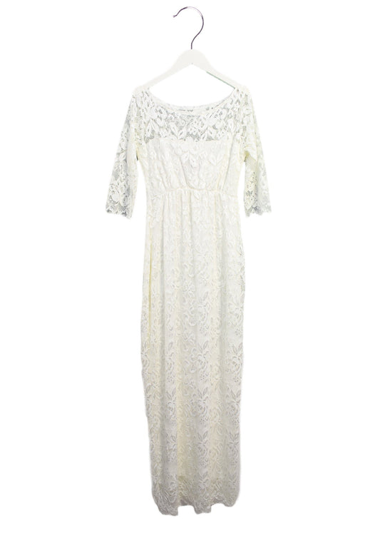 A White Long Sleeve Dresses from Tiffany Rose in size O/S for maternity. (Front View)