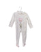 A White Onesies from Livly in size 6-12M for girl. (Front View)