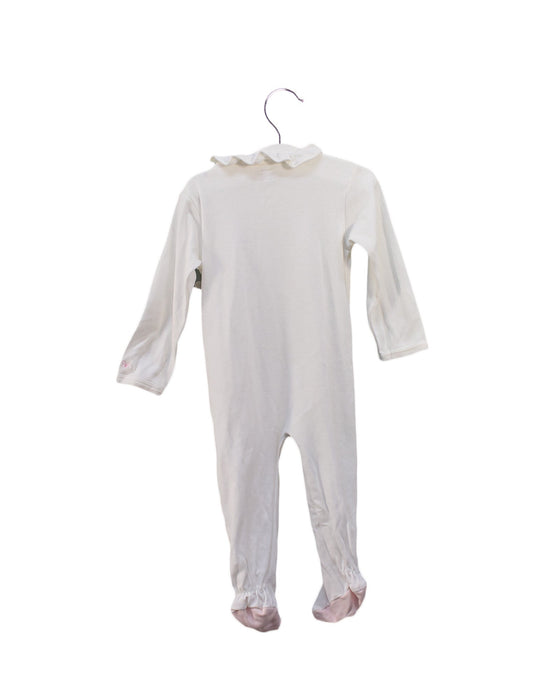 A White Onesies from Livly in size 6-12M for girl. (Back View)