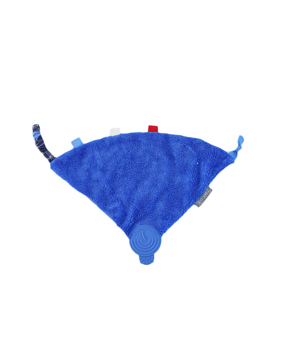 A Blue Bibs from Cheeky Chompers in size O/S for boy. (Front View)