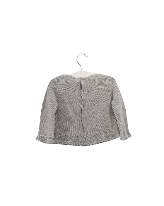 A Grey Knit Sweaters from Pili Carrera in size 6-12M for girl. (Back View)