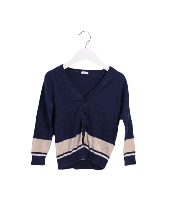 A Navy Cardigans from Il Gufo in size 4T for men. (Front View)