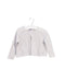 A Silver Cardigans from Petit Bateau in size 6-12M for girl. (Front View)