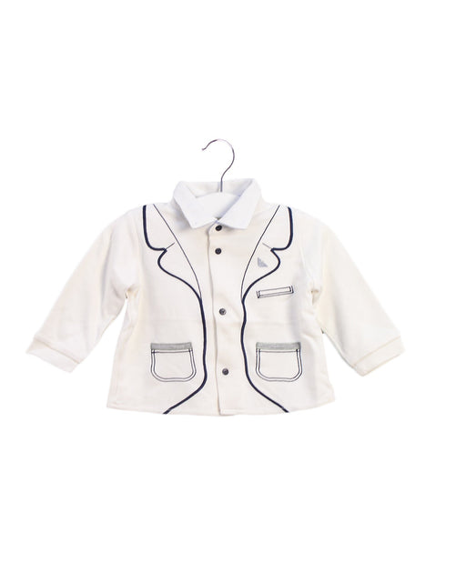 A White Shirts from Armani in size 3-6M for boy. (Front View)