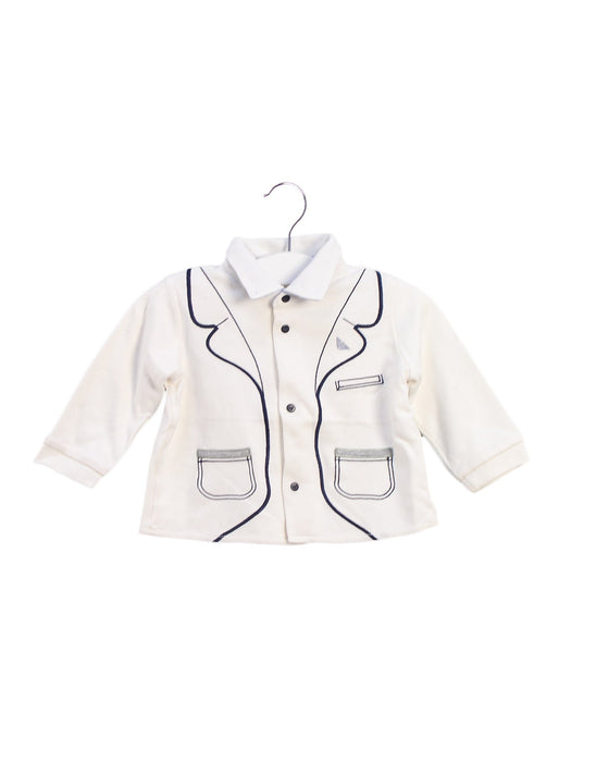A White Shirts from Armani in size 3-6M for boy. (Front View)