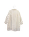 A Ivory Long Sleeve Dresses from Excuse My French in size 2T for girl. (Back View)