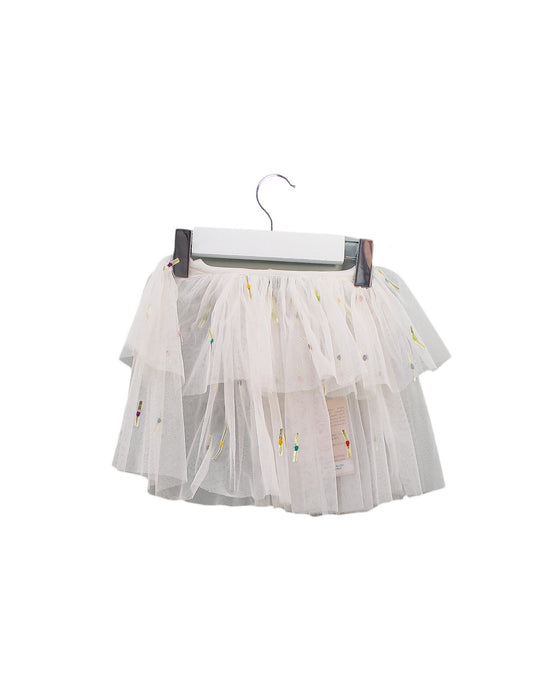 A White Short Skirts from Velveteen in size 3-6M for girl. (Back View)